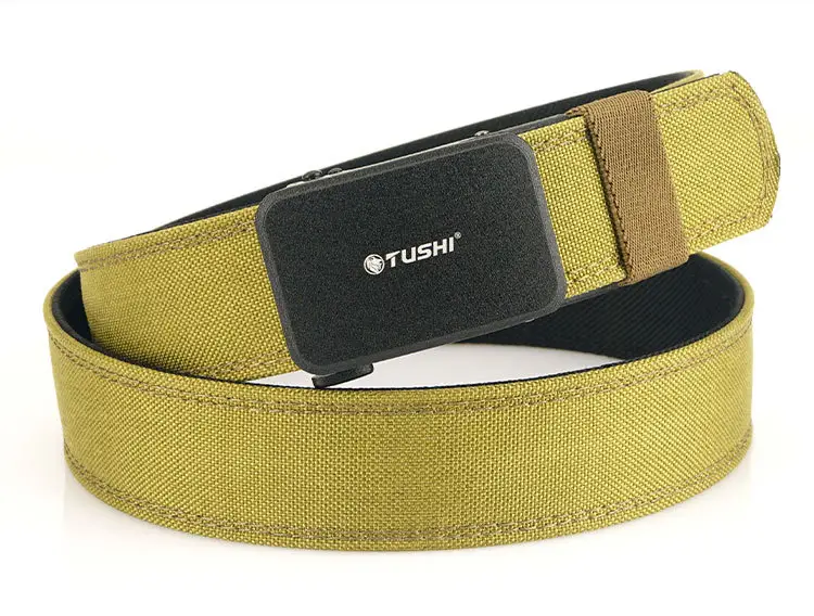 Men's Tactical Shooting Belt Gray Automatic Buckle β feature 19