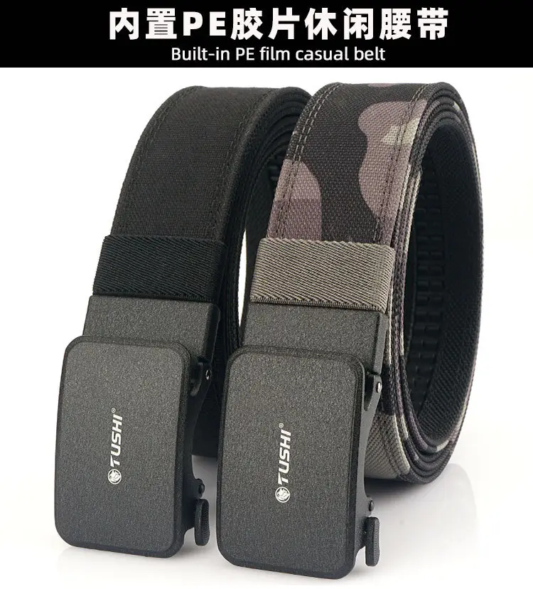 Men's Tactical Shooting Belt Gray Automatic Buckle β feature 6