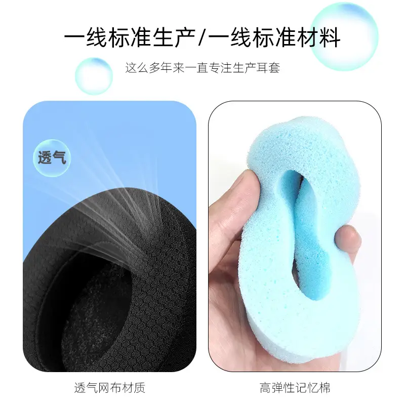 Cloud2 Hurricane 3 Alpha S Headphone Sponge Cover Black - Image 21