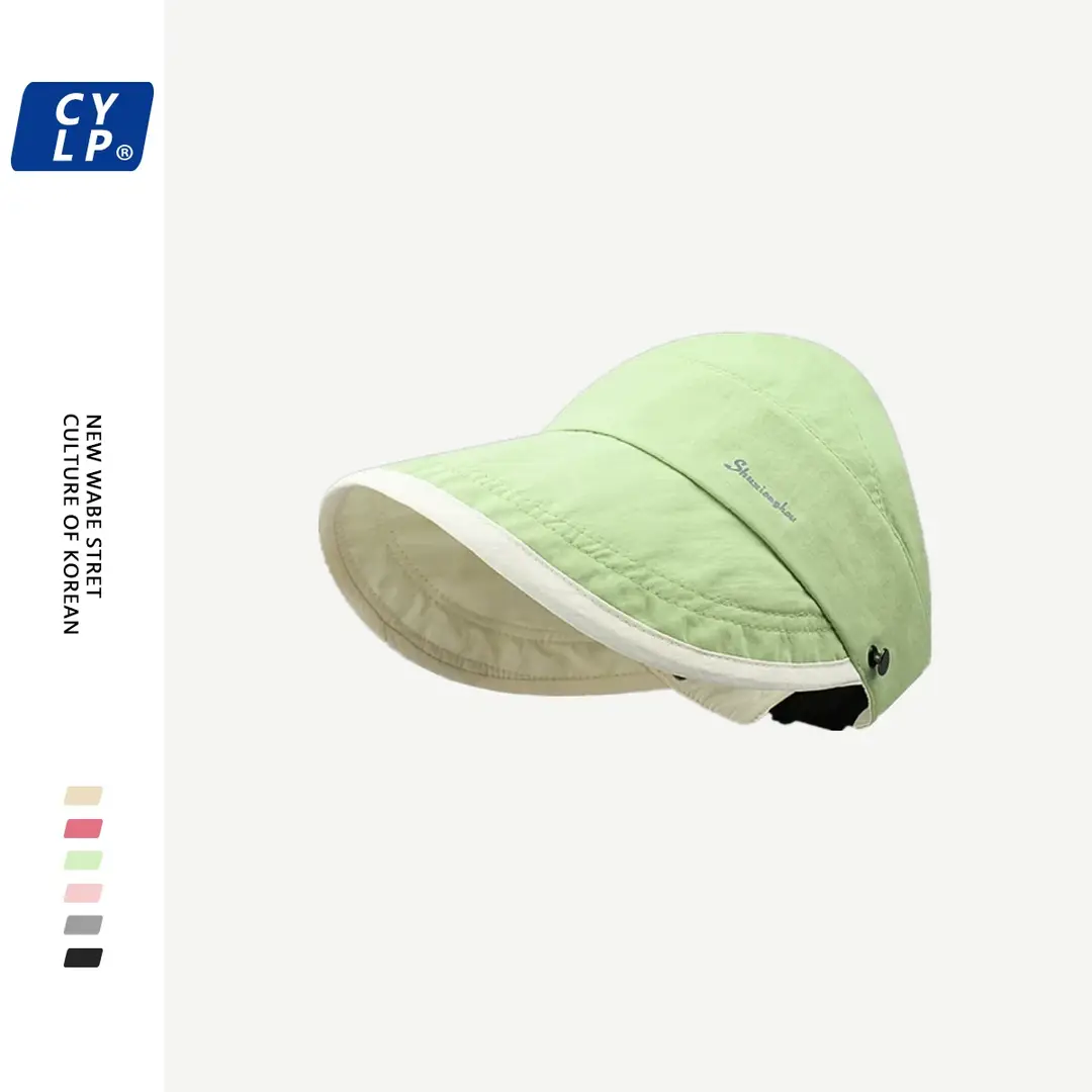 Japanese Style Double-sided Sun Hat Women Pink Black — feature 27