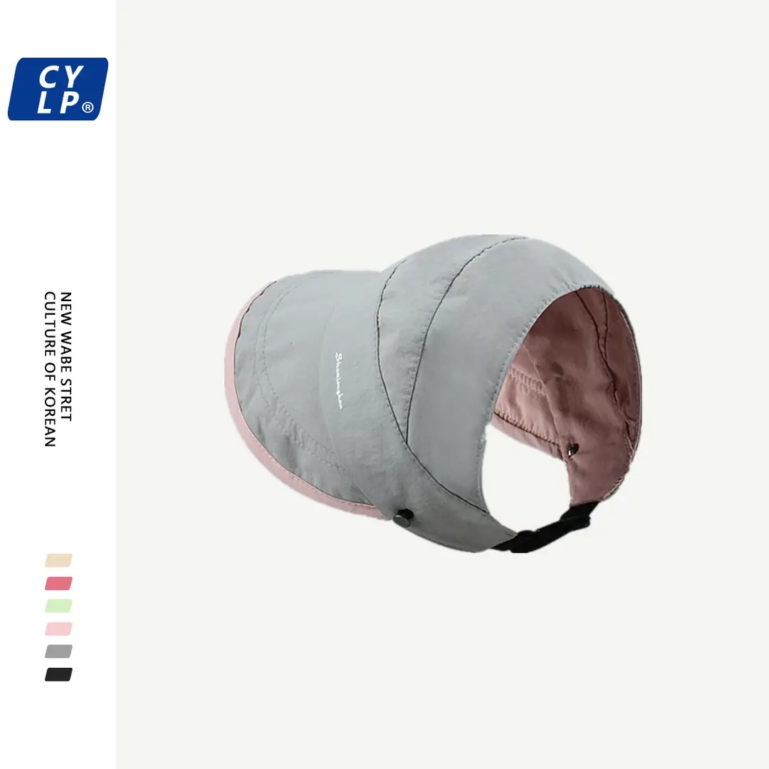 Japanese Style Double-sided Sun Hat Women Pink Black — feature 29