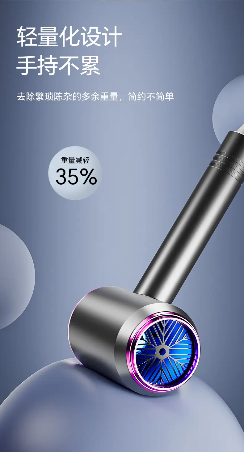 Pink Hair Dryer with Negative Ion Technology — feature 18