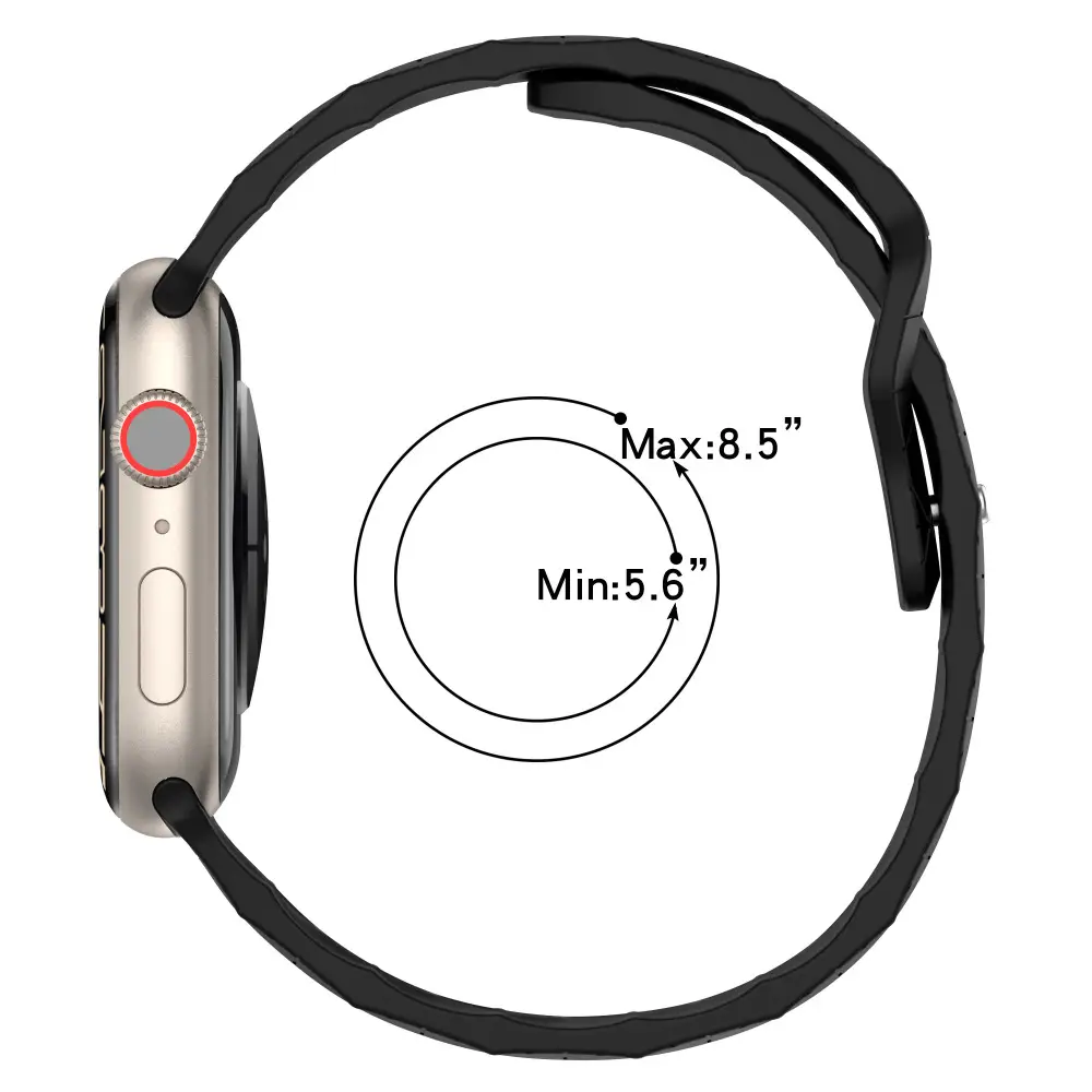 Apple Watch with Orange Silicone Band 49mm — feature 4