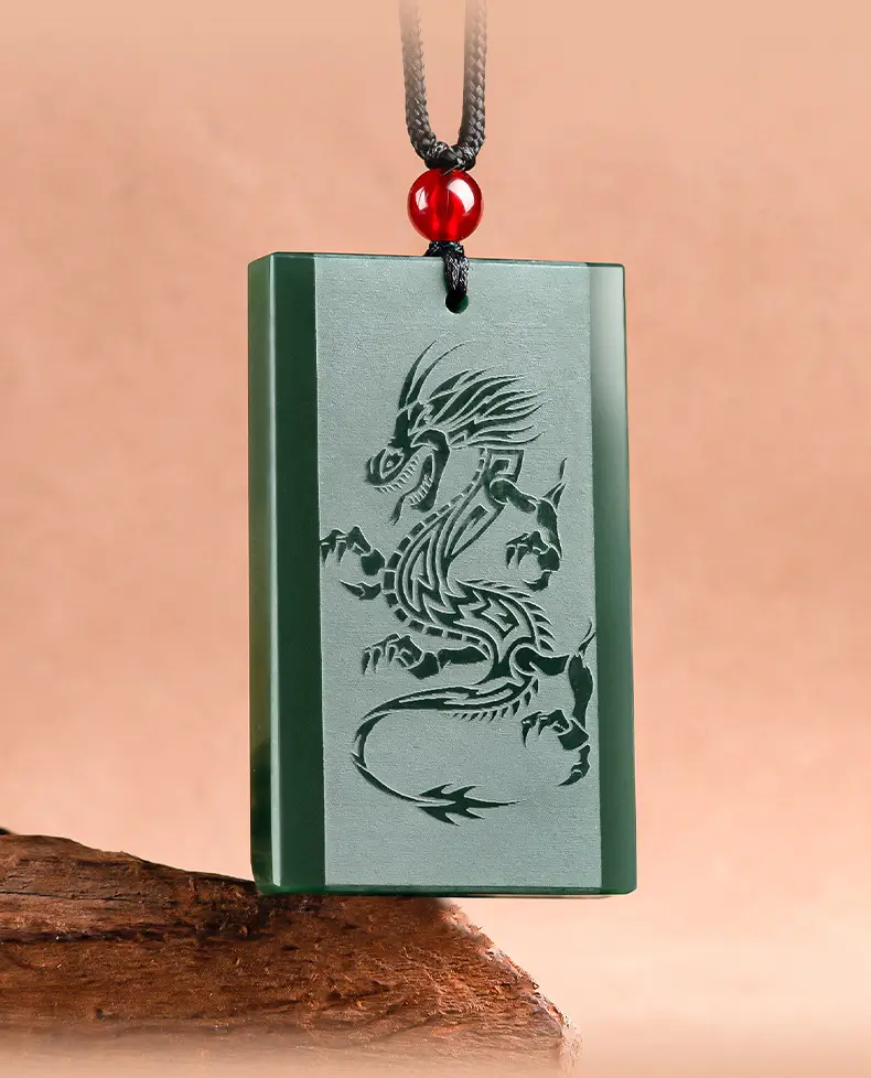 Genuine Jade Dragon Pendant for Men Women — feature 3