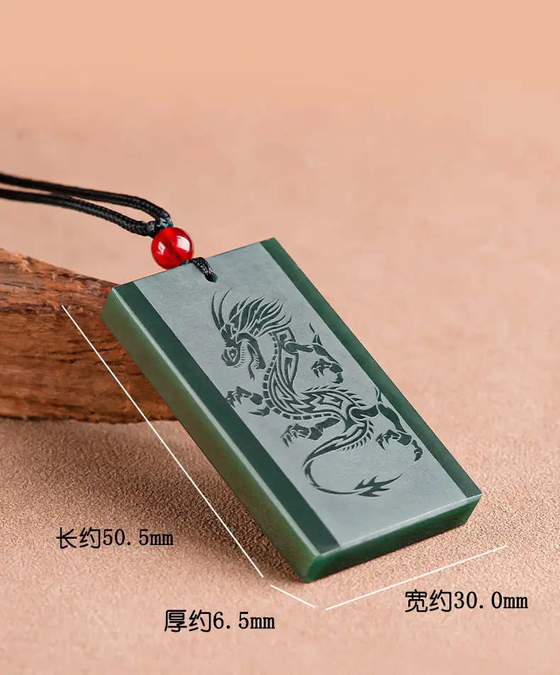 Genuine Jade Dragon Pendant for Men Women — feature 5