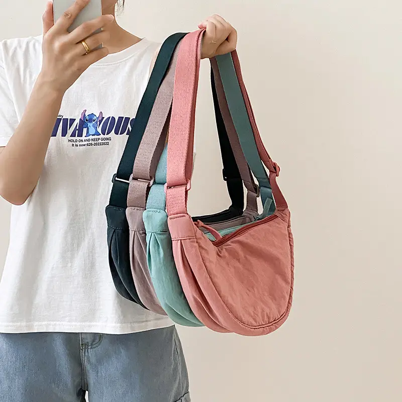 Women Green Canvas Crossbody Bag Casual Sports - Image 17