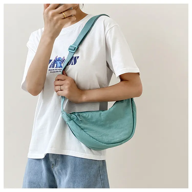 Women Green Canvas Crossbody Bag Casual Sports — feature 16