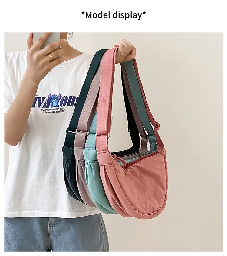 Women Green Canvas Crossbody Bag Casual Sports — feature 9