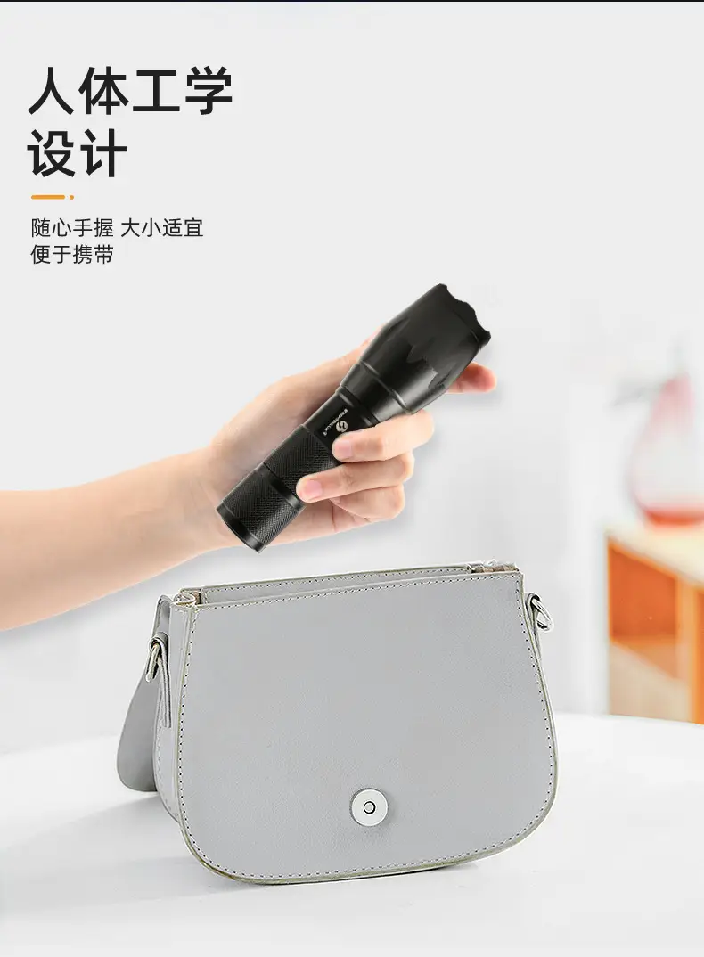 Ultra-Bright Zoom Flashlight for Outdoor Emergency Use — feature 13