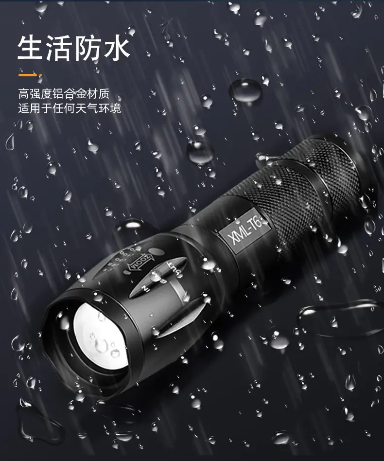 Ultra-Bright Zoom Flashlight for Outdoor Emergency Use — feature 14