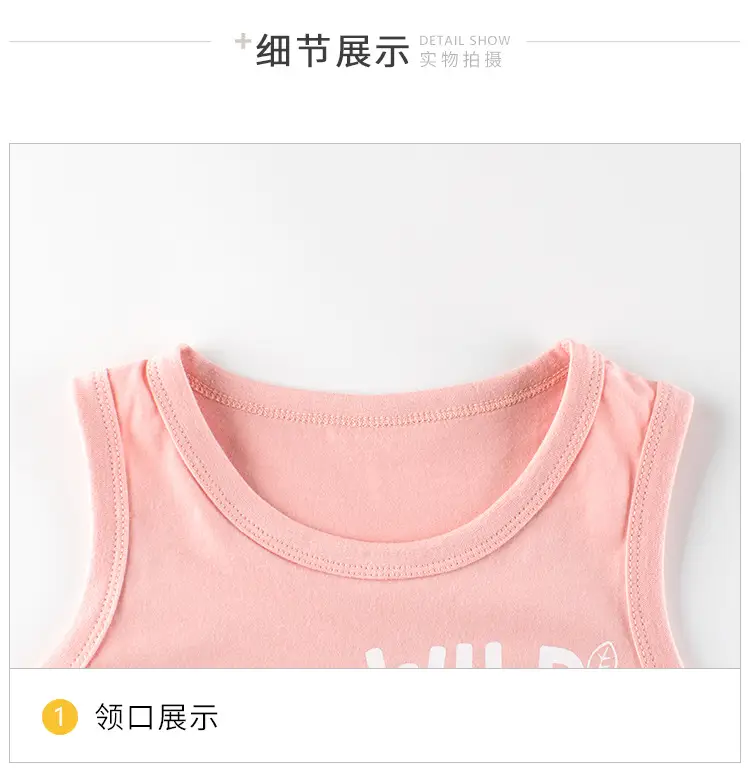 Pink Dinosaur Sleeveless Tank Top for Girls 2024 — feature 5