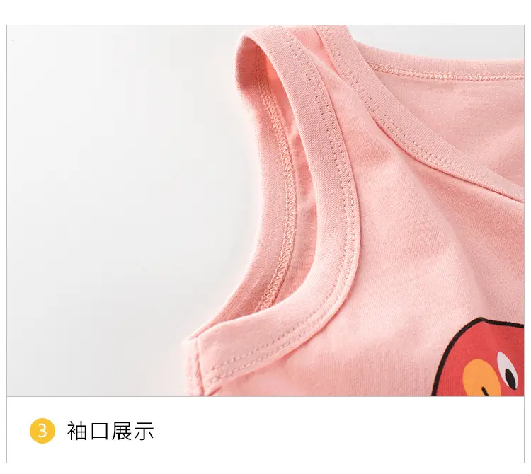 Pink Dinosaur Sleeveless Tank Top for Girls 2024 — feature 7