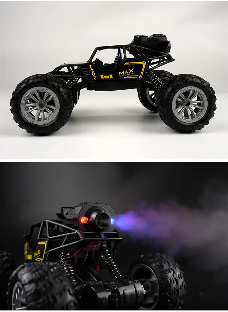 Children's four-way remote control alloy off-road vehicle high-speed climbing car 1:18 boys toy stall wholesale supply — feature 17
