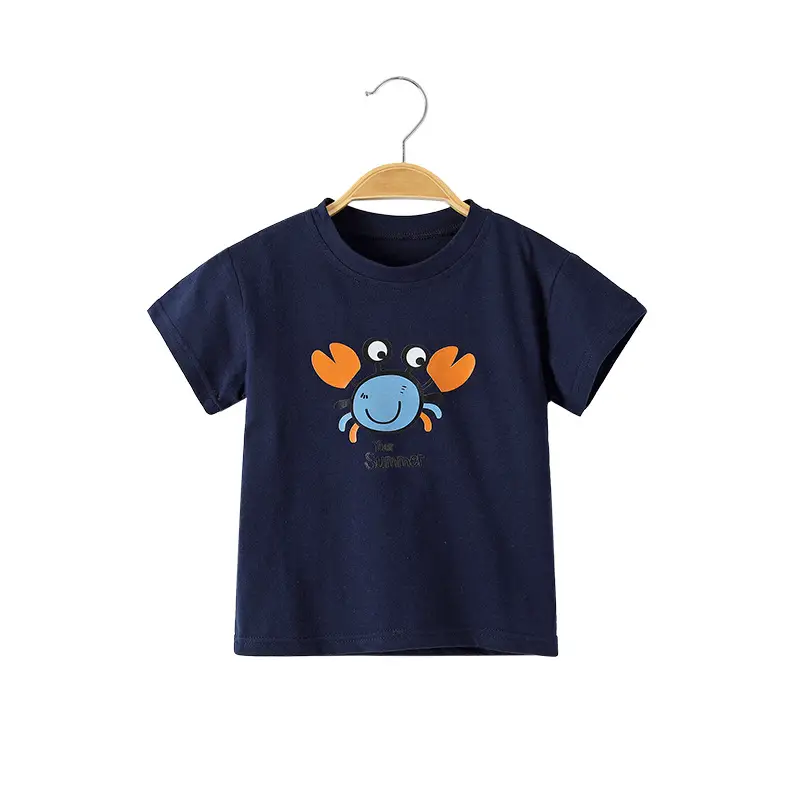Baby T-shirt Grey Pure Cotton Short Sleeve Boys - Image 18