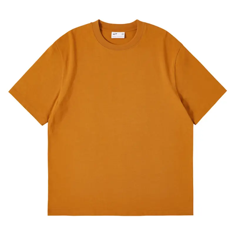 White Cotton Drop Shoulder T-Shirt Blank Solid Round Neck - Image 15