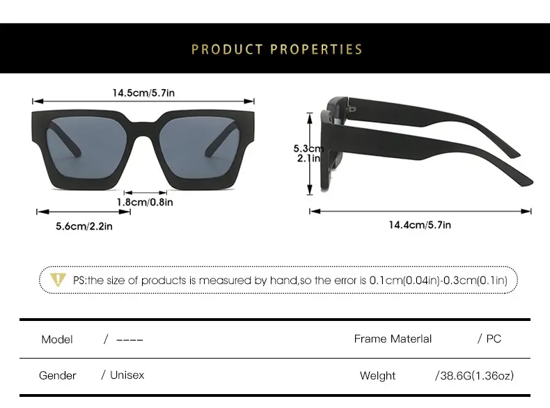 Modern Retro Sunglasses for Men Women Cross-border — feature 5
