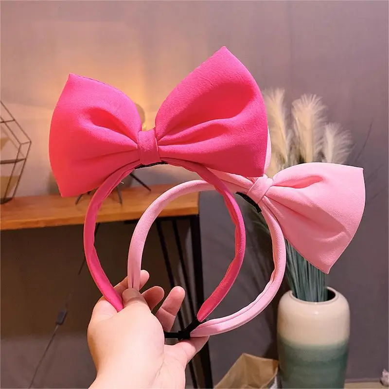 Pink 3D Bow Hairband for Women - Image 7
