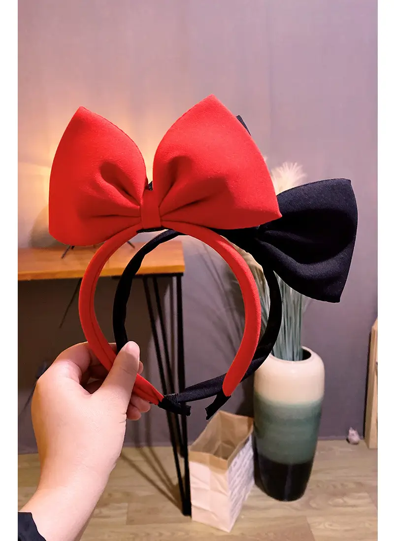 Pink 3D Bow Hairband for Women — feature 1