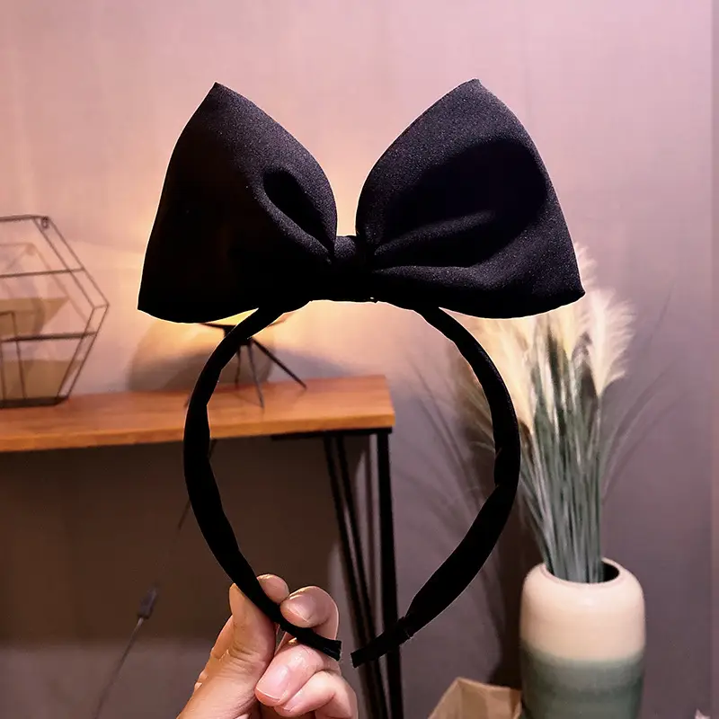 Pink 3D Bow Hairband for Women - Image 2