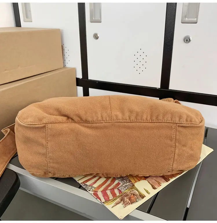 Large Canvas Bag for Men Women Retro Style Shoulder Crossbody — feature 21