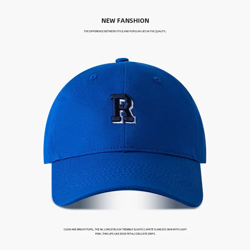 Women Letter Embroidered Baseball Cap Maroon Large - Image 2
