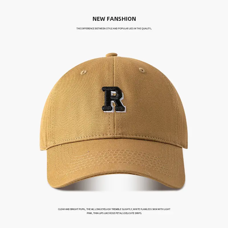 Women Letter Embroidered Baseball Cap Maroon Large - Image 5