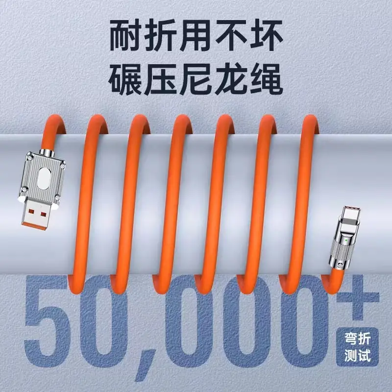 Apple Type-C Cable 6A Fast Charging Metal Zinc Alloy - Image 13