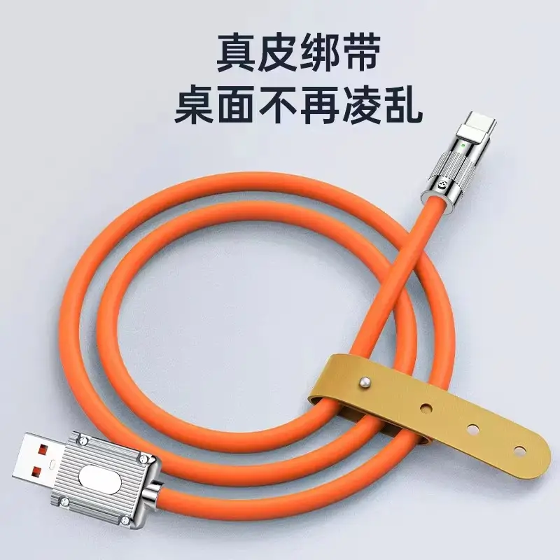Apple Type-C Cable 6A Fast Charging Metal Zinc Alloy - Image 14