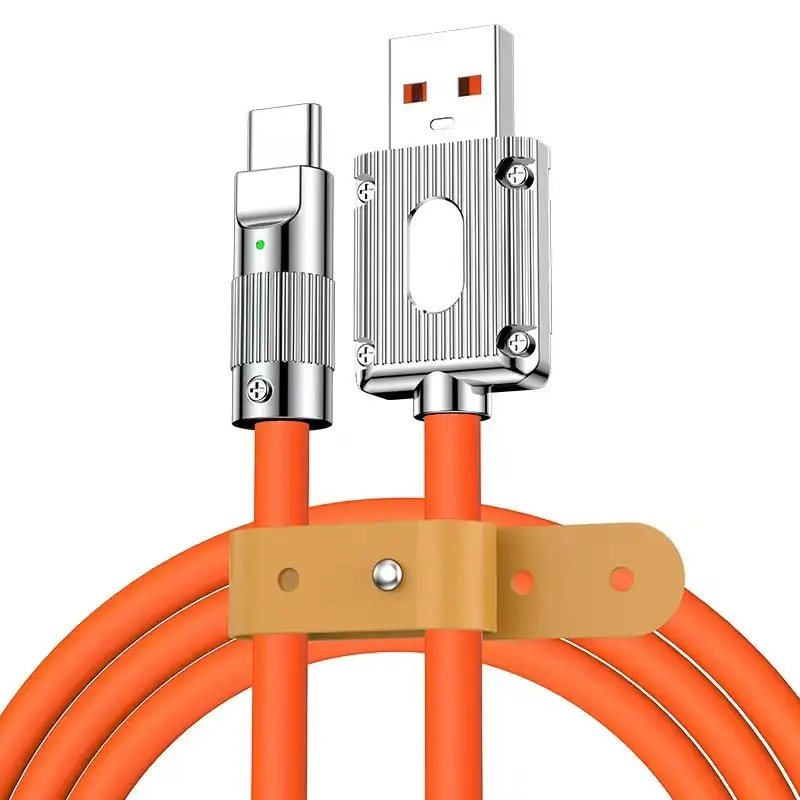 Apple Type-C Cable 6A Fast Charging Metal Zinc Alloy - Image 15