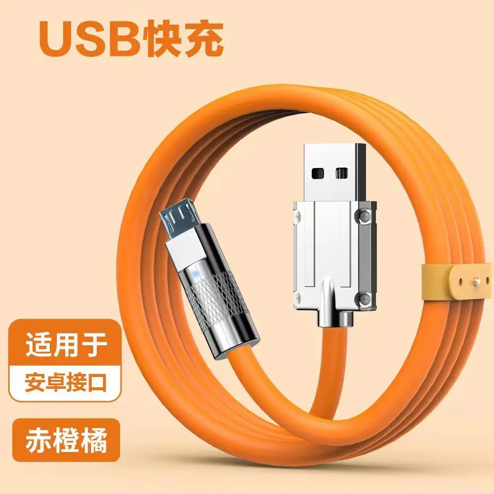 Apple Type-C Cable 6A Fast Charging Metal Zinc Alloy - Image 4