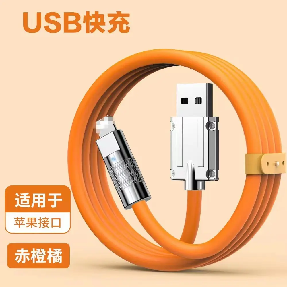 Apple Type-C Cable 6A Fast Charging Metal Zinc Alloy - Image 7