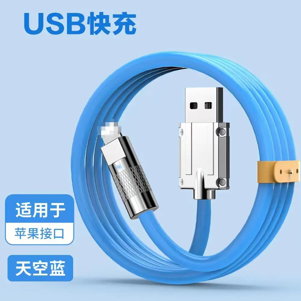 Apple Type-C Cable 6A Fast Charging Metal Zinc Alloy - Image 8