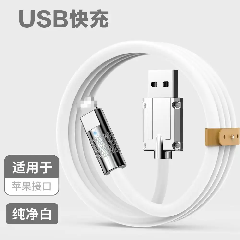 Apple Type-C Cable 6A Fast Charging Metal Zinc Alloy - Image 9