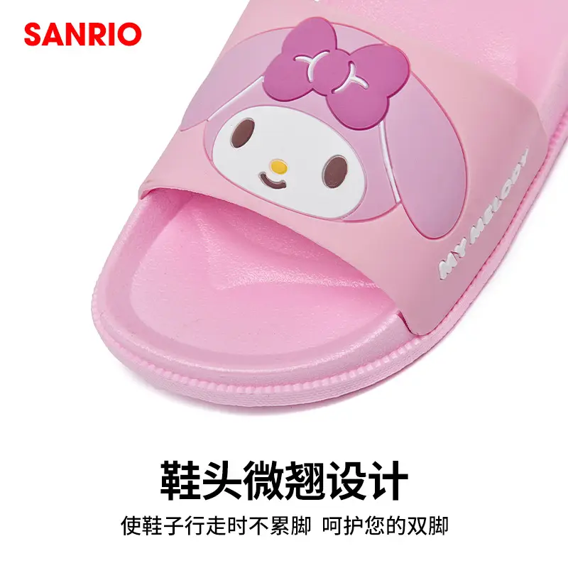 Sanrio Children's Slippers Summer Indoor Home Non-slip New Girls Sandals Student Dormitory Outer Wear Beach Shoes - Image 4