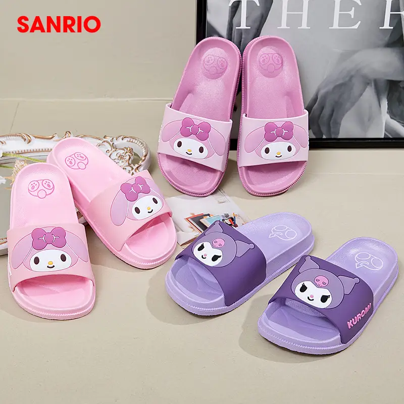 Sanrio Children's Slippers Summer Indoor Home Non-slip New Girls Sandals Student Dormitory Outer Wear Beach Shoes — feature 29
