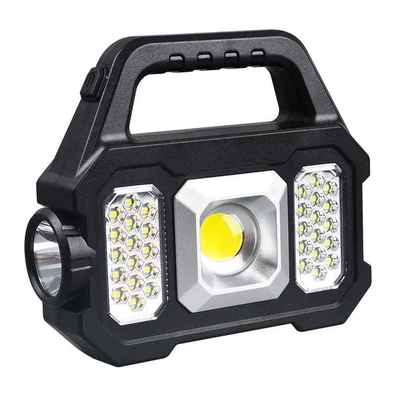 Portable Solar Flashlight with 4 LED Lights - Image 9