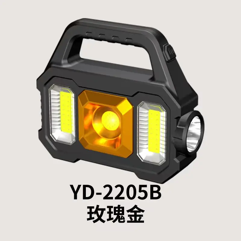 Portable Solar Flashlight with 4 LED Lights - Image 4