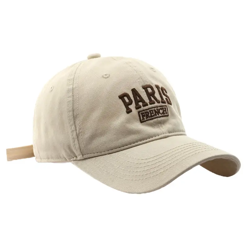 Men Paris Fashion Cap Navy Embroidered