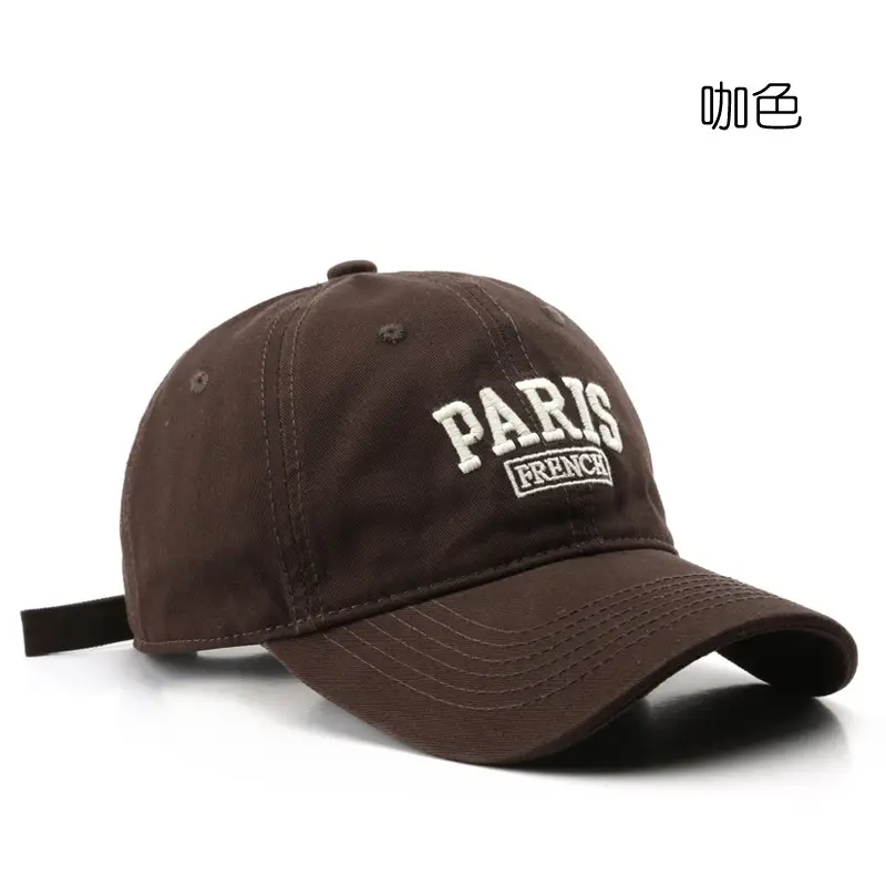 Men Paris Fashion Cap Navy Embroidered