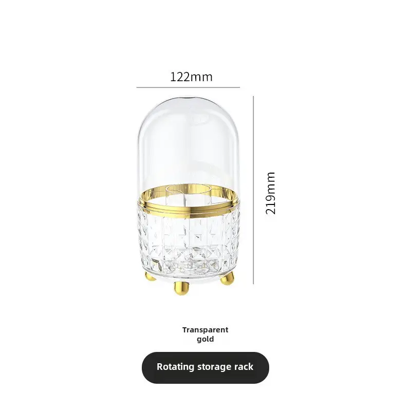 Green Rotating Pen Holder with Gold Base