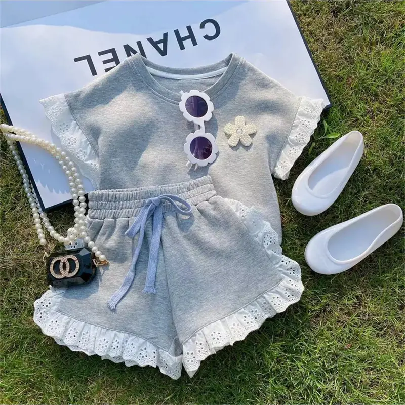 Girls Cotton Shorts Set Summer 2023 — feature 2