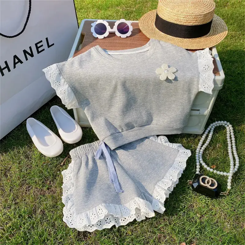 Girls Cotton Shorts Set Summer 2023 — feature 4