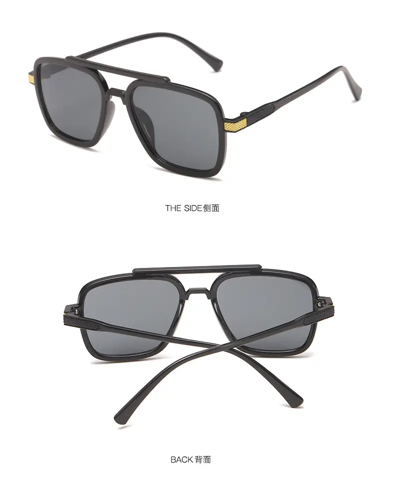 2023 Marvel Double Bridge Sunglasses Brown Anti-Blue Light — feature 9