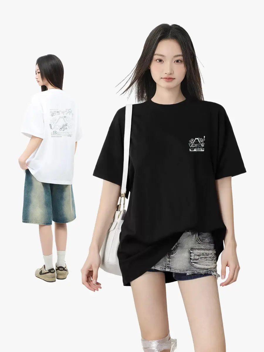 Women Printed T-Shirt Green 2023 Summer Casual - Image 10