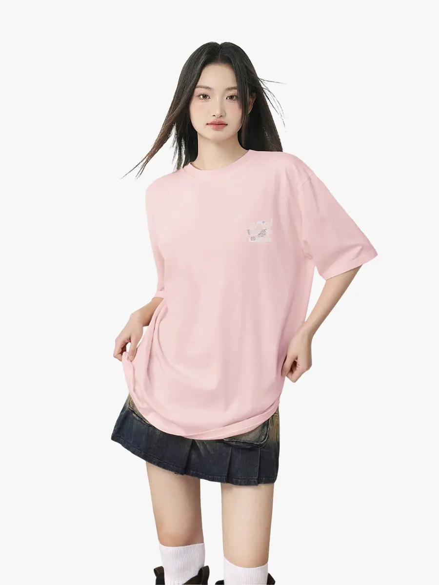 Women Printed T-Shirt Green 2023 Summer Casual - Image 13