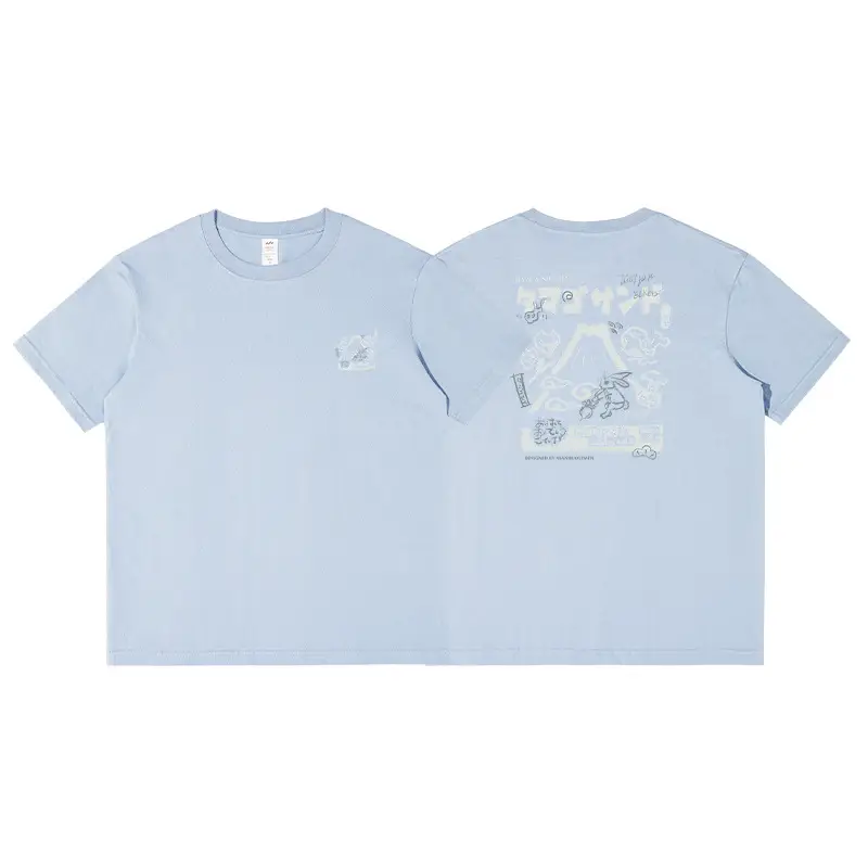 Women Printed T-Shirt Green 2023 Summer Casual - Image 4