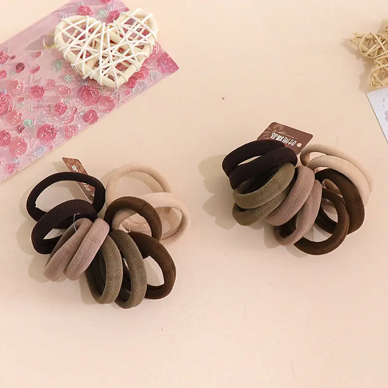 Korean Style Hair Rope 10 Colors Seamless Towel Ring - Image 8