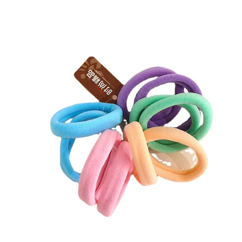 Korean Style Hair Rope 10 Colors Seamless Towel Ring - Image 10