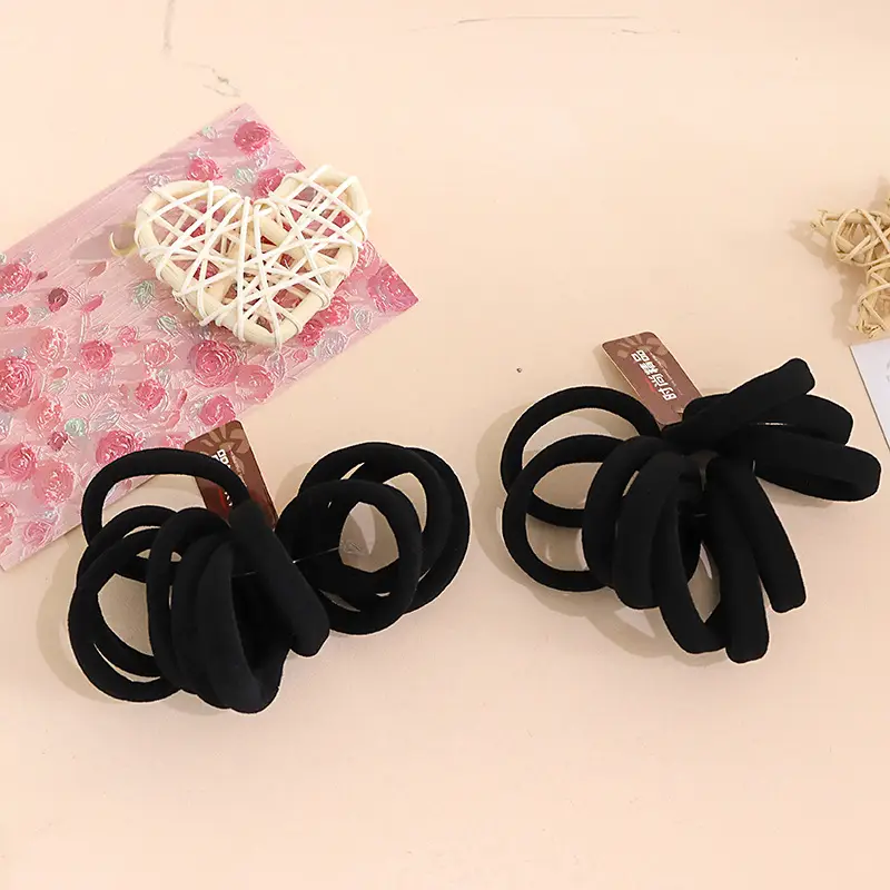 Korean Style Hair Rope 10 Colors Seamless Towel Ring - Image 2