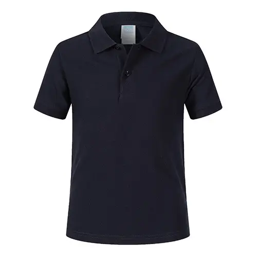 Men Red Cotton Polo Shirt 220g Short Sleeve